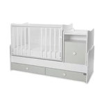 Kép 5/10 - Lorelli Trend PLUS kombi ágy 70x165 - White & Milky Green ÚJ