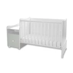 Kép 6/10 - Lorelli Trend PLUS kombi ágy 70x165 - White & Milky Green ÚJ