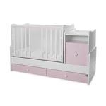 Kép 5/10 - Lorelli Trend PLUS kombi ágy 70x165 - White & Orchid Pink ÚJ