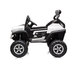 Kép 2/10 - Chipolino Off Road Mercedes UNIMOG elektromos autó bőr üléssel - white