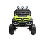 Kép 3/10 - Chipolino Off Road Mercedes UNIMOG elektromos autó bőr üléssel - green
