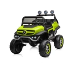 Kép 1/10 - Chipolino Off Road Mercedes UNIMOG elektromos autó bőr üléssel - green