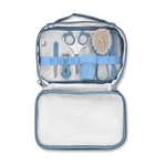 Kép 2/3 - Baby Care manikűr szett átlátszó tartóban - moonlight blue