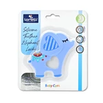 Kép 2/2 - Baby Care szilikon rágóka - Еlephant Lucky Blue