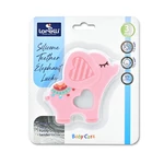 Kép 2/2 - Baby Care szilikon rágóka - Еlephant Lucky Pink