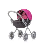 Kép 1/4 - Chipolino Daisy játék babakocsi - Grey/Pink linen