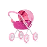 Kép 1/3 - Chipolino Daisy játék babakocsi - Pink linen
