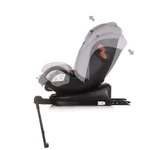 Kép 5/10 - Chipolino Tourino 360 I-Size autósülés 40-150 cm - Ash grey