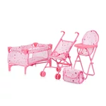 Kép 1/8 - Chipolino Trixy 3 in 1 babázós játék szett - Stars
