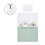 Kép 1/3 - Lorelli 5 részes ágynemű garnitúra - Happy Friends Mint