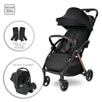 Kép 1/4 - Lorelli Loret Travel system babakocsi - Black