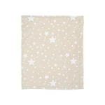 Kép 1/2 - Lorelli Polár takaró 85x100 cm - Beige Stars