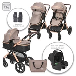 Kép 1/10 - Lorelli Viola Set multifunkciós babakocsi - Pearl Beige