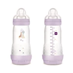 Kép 1/3 - MAM Anti Colic Matt cumisüveg 320 ml lány