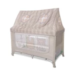 Kép 1/10 - Lorelli Sweet Home 2 multifunkciós utazóágy tetővel -Beige