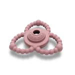 Kép 2/3 - Lorelli Természetes szilikon csörgő-rágóka - Deep Pink