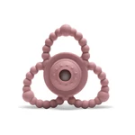 Kép 1/3 - Lorelli Természetes szilikon csörgő-rágóka - Deep Pink