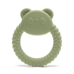 Kép 2/3 - Lorelli Panda természetes szilikon rágóka - Fresh Green