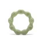 Kép 1/3 - Lorelli Természetes szilikon rágóka karika - Fresh Green