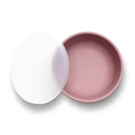 Kép 2/3 - Lorelli Természetes szilikon tál tetővel - Deep Pink