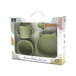 Kép 3/3 - Lorelli Természetes szilikon 4 db-os étkészlet - Fresh Green