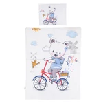 Kép 2/2 - Chipolino 5 részes ágynemű garnitúra - bear with bicycle