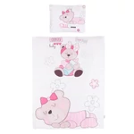 Kép 2/2 - Chipolino 5 részes ágynemű garnitúra - pink bear