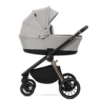Kép 4/9 - Lorelli Bianca 3az1-ben újszülött babakocsi Lorelli Aria Luxe hordozóval - Beige (2 doboz)