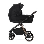 Kép 4/9 - Lorelli Bianca 3az1-ben újszülött babakocsi Lorelli Aria Luxe hordozóval - Black (2doboz)
