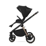Kép 6/9 - Lorelli Bianca 3az1-ben újszülött babakocsi Lorelli Aria Luxe hordozóval - Black (2doboz)