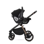 Kép 7/9 - Lorelli Bianca 3az1-ben újszülött babakocsi Lorelli Aria Luxe hordozóval - Black (2doboz)