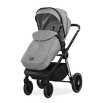 Kép 3/9 - Lorelli Bianca 3az1-ben újszülött babakocsi Lorelli Aria Luxe hordozóval - Grey (2doboz)