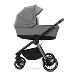 Kép 4/9 - Lorelli Bianca 3az1-ben újszülött babakocsi Lorelli Aria Luxe hordozóval - Grey (2doboz)