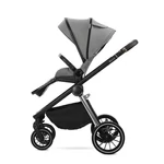 Kép 6/9 - Lorelli Bianca 3az1-ben újszülött babakocsi Lorelli Aria Luxe hordozóval - Grey (2doboz)