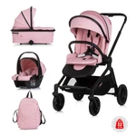 Kép 1/6 - Chipolino Magnum 3az1-ben multifunkciós babakocsi - Pink marshmallow