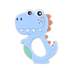 Kép 1/2 - Baby Care szilikon rágóka - Dino Lucky Blue