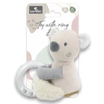 Kép 2/2 - Lorelli Toys Plüss gyűrűs játék - Bézs Maci
