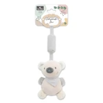 Kép 2/2 - Lorelli Toys Campanula plüss babakocsi játék - Bézs Maci