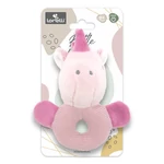 Kép 2/2 - Lorelli Toys Plüss csörgő karika - Pink Unikornis