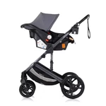 Kép 8/10 - Chipolino Amore babakocsi mózessé alakítható sportrésszel - Cloud grey