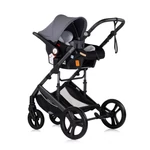 Kép 9/10 - Chipolino Amore babakocsi mózessé alakítható sportrésszel - Cloud grey