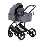 Kép 1/10 - Chipolino Amore babakocsi mózessé alakítható sportrésszel - Cloud grey