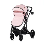 Kép 3/10 - Chipolino Amore babakocsi mózessé alakítható sportrésszel - Pink Marshmallow