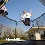 Kép 8/9 - Chipolino Basketball Trambulin 305 cm létrával kosárral