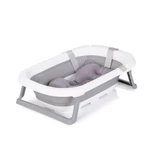 Kép 1/5 - Chipolino Isla összecsukható kád hálós babatartóval 81 cm - Grey