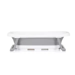 Kép 4/5 - Chipolino Isla összecsukható kád hálós babatartóval 81 cm - Grey