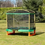 Kép 4/9 - Chipolino Playground Trambulin 200 cm csúszdával, létrával - green