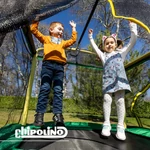 Kép 5/9 - Chipolino Playground Trambulin 200 cm csúszdával, létrával - green
