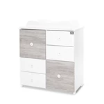 Kép 2/4 - Lorelli Cupboard pelenkázó komód - White & Artwood ÚJ