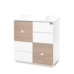 Kép 1/4 - Lorelli Cupboard pelenkázó komód - White & Amber ÚJ